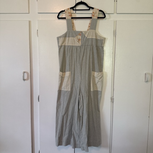 Madewell patchwork overalls - Picture 1 of 4